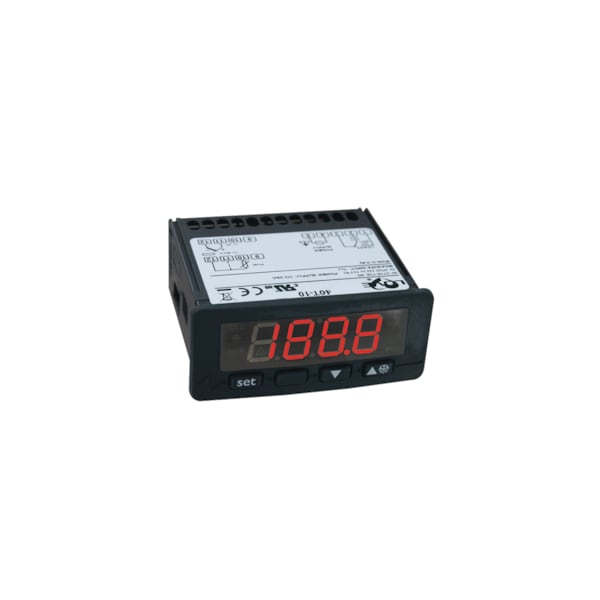Digital temperature switch with RTD/TC inputs, 230 VAC supply power.